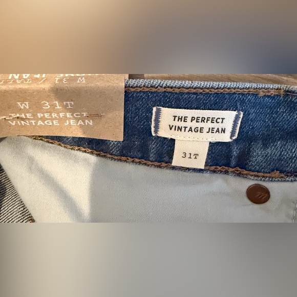 NWT Tall Perfect Vintage Jean in Barnfield Wash Size 31 Tall - Picture 7 of 11